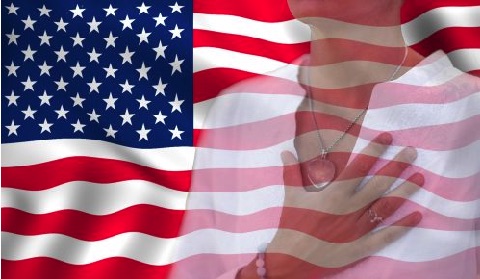 American Flag National Anthem image