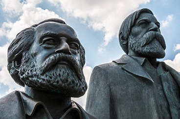Karl Marx and Frederic Engels